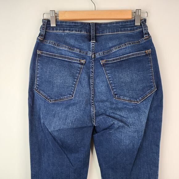 J. Crew Factory Curvy High Rise Skinny Jeans Medium Wash Stretch Denim 28 - Picture 5 of 11